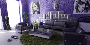 Ultra violet interieure design