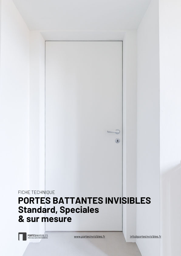 Fiche technique des portes battantes invisibles