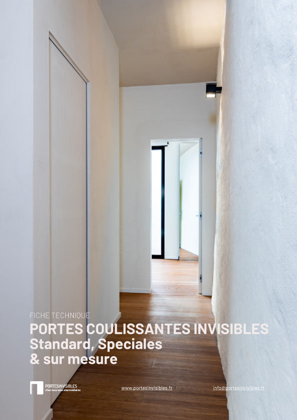 Fiche technique des portes coulissantes invisibles